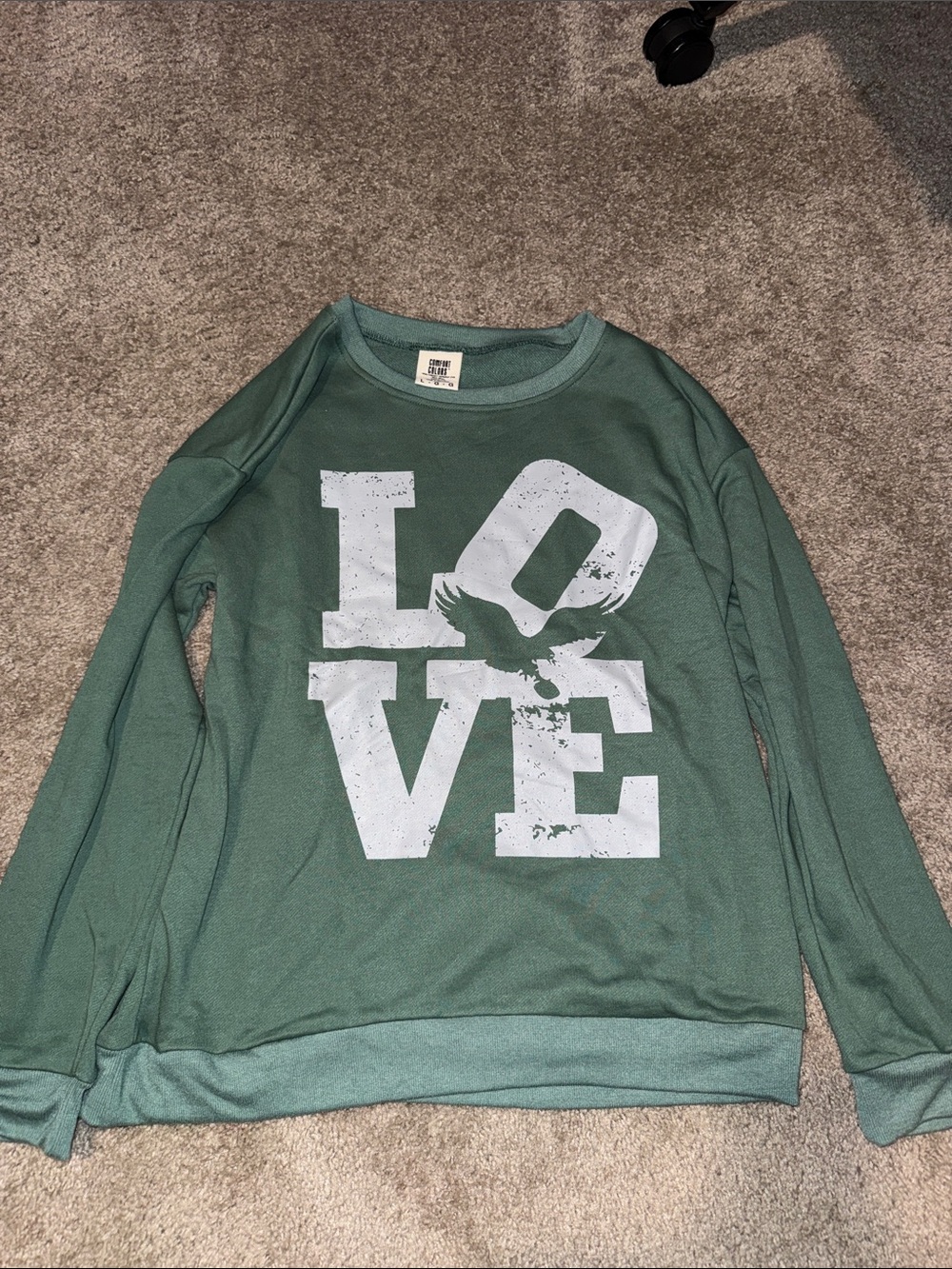Philadelphia eagles love crewneck
